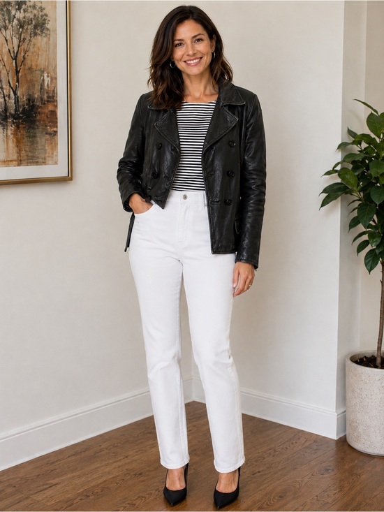 Colebrook Jackets & Blazers - Vintage Sleek Black Leather Jacket